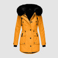 - Wasserdichte Winterjacke mit Kapuze fÃ¼r Damen