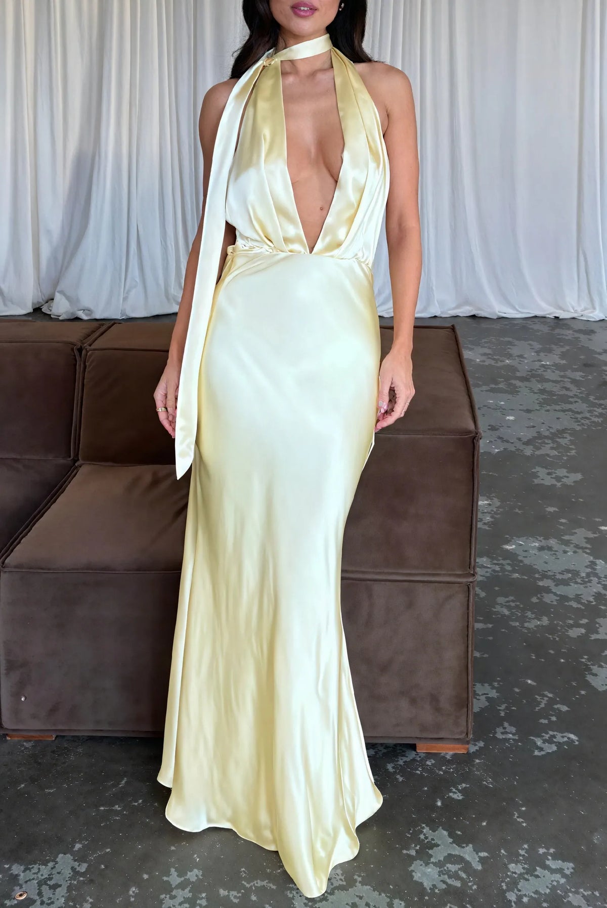 FlieÃŸendes, elegantes Abendkleid