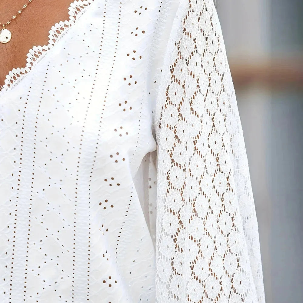 Embla - Hvid Bluse