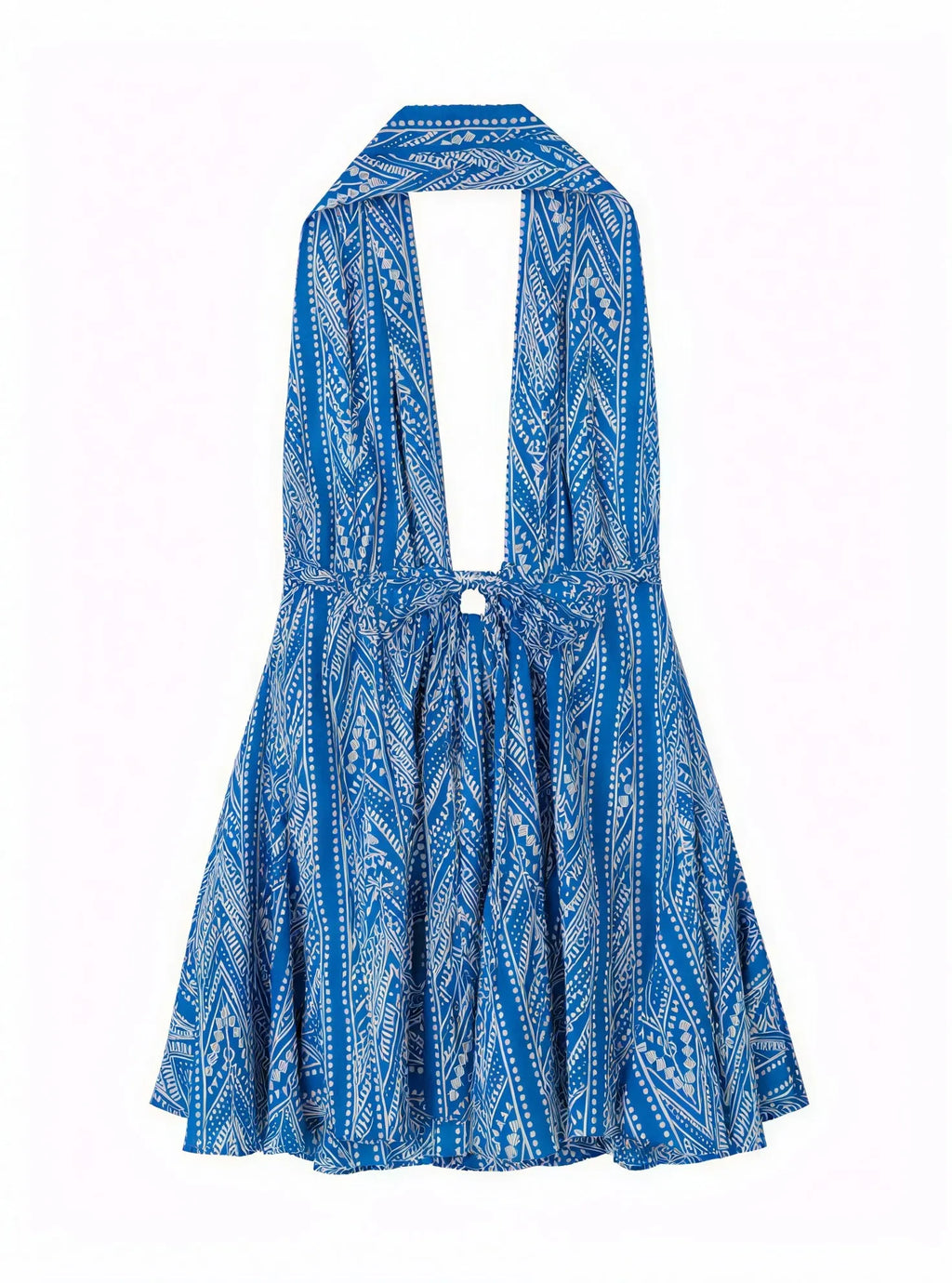 Fließendes Sommerkleid mit Neckholder