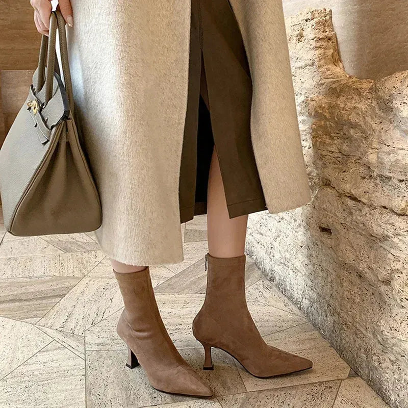 ROMEE | Slanke Stijlvolle Dames Enkellaarzen - Chic & Comfortabel