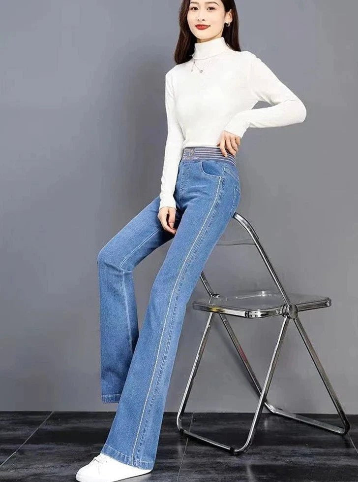Carla - Komfortable stretchjeans med høj talje