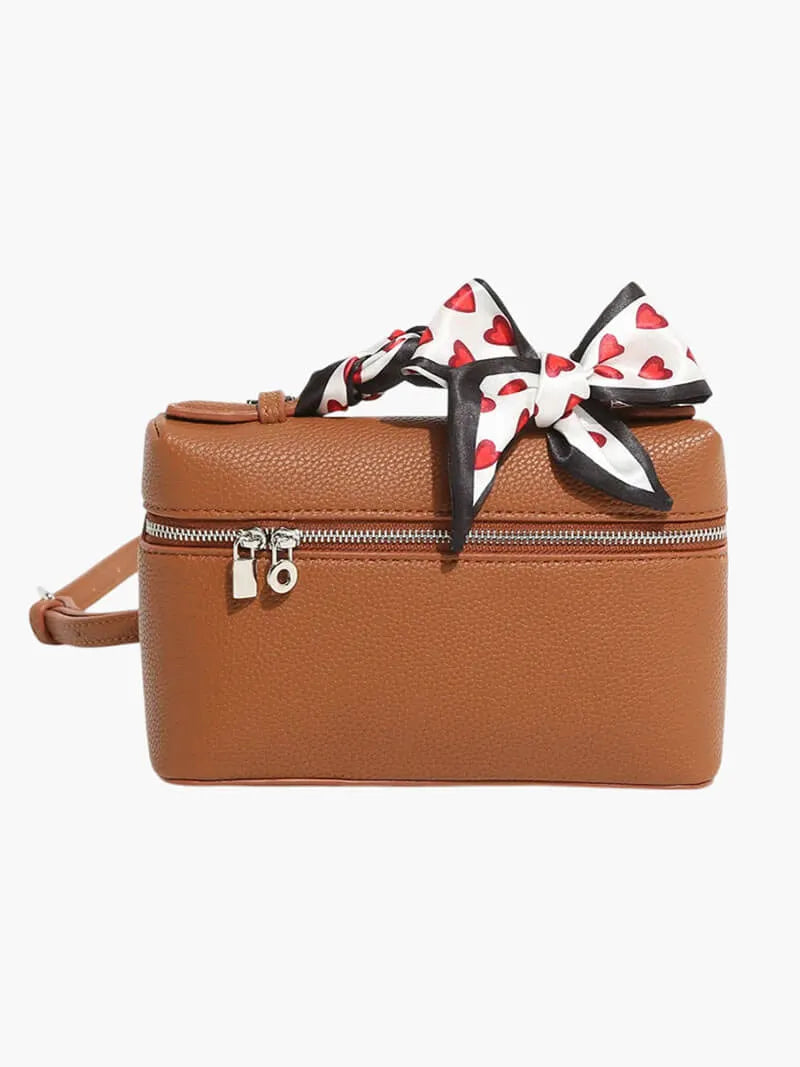Strukturierte Handtasche mit Top-Griff