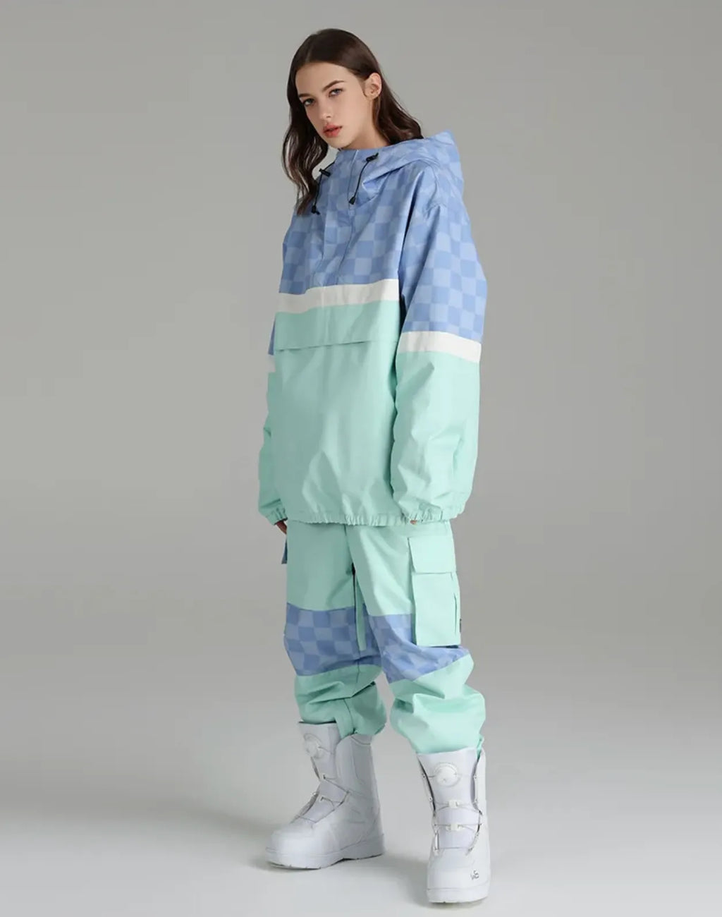 Dames Snowboard Kleding Set â€“ Oversized, Waterdicht, Winddicht & Warm