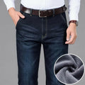Herren Stretch Denim Hose Mit ReiÃŸverschluss