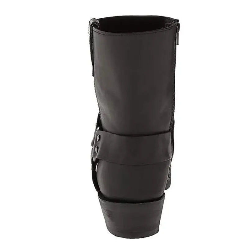 Herren Schwarze Cowboystiefel Wildleder