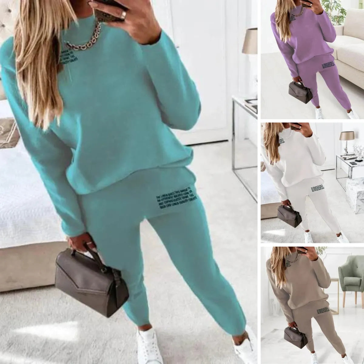 - Der elegante, bequeme zweiteilige Trainingsanzug