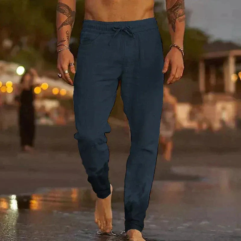 Herren Sommer Hose Elegant