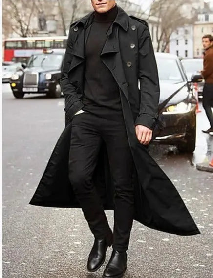 Simon | Moderner Herren Trenchcoat mit Schlichtem Design
