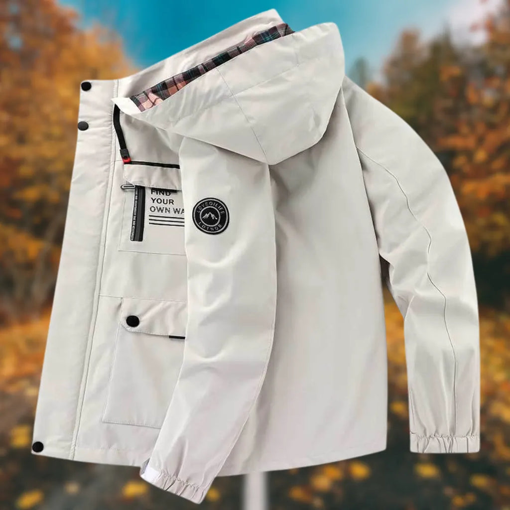 Herrenjacke mit Kapuze