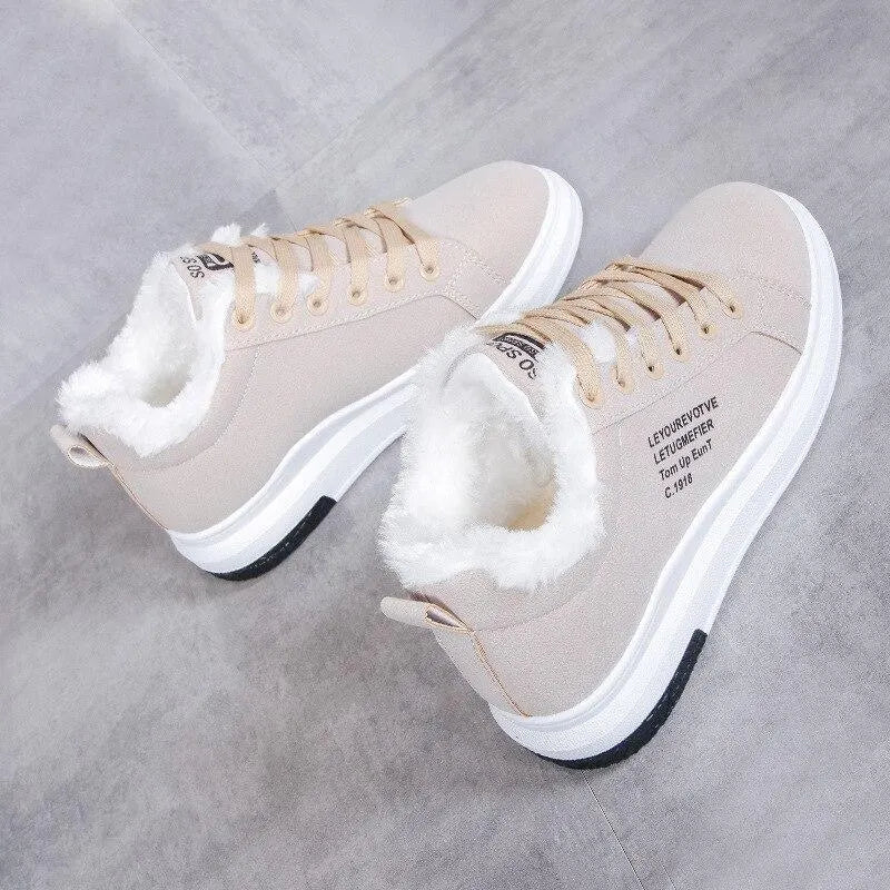 Winter-Sneakers mit Futter & Struktur