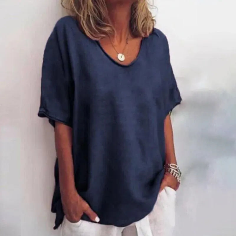 Thea | Komfortabel Løs Bluse