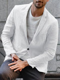 Moderne Leinenjacke Für Herren