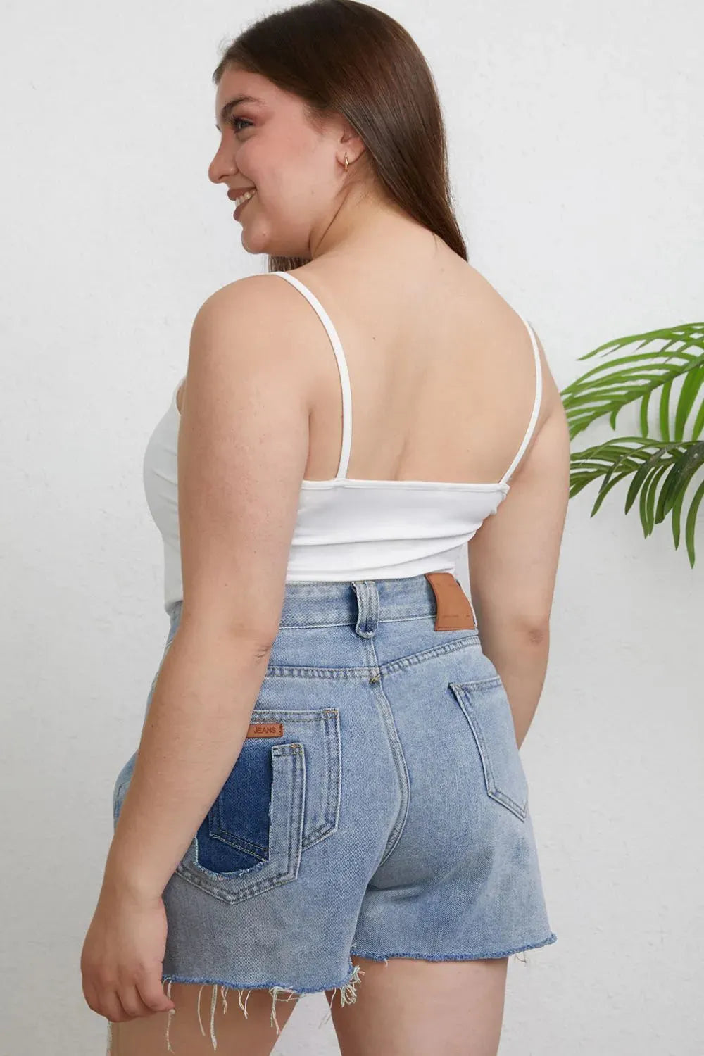 Basic Bae Full Size Round Neck Slim Cami Plus Size