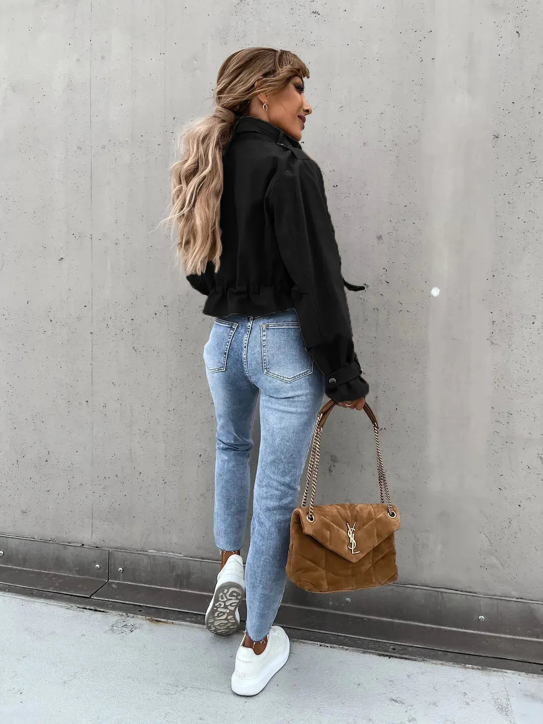 MAELLA | Korte Cargo Jas Voor Dames - Stijlvol & Elegant