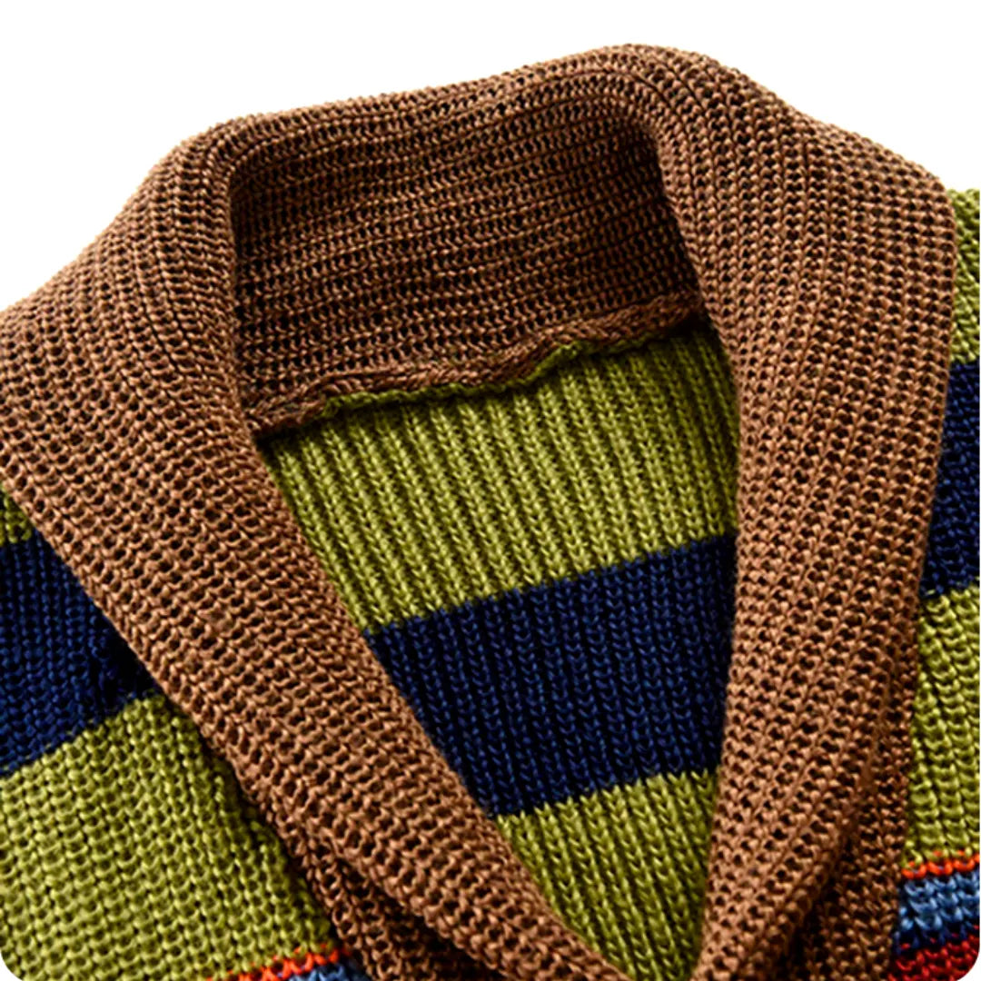 Strickjacke mit Knopfleiste für Männer