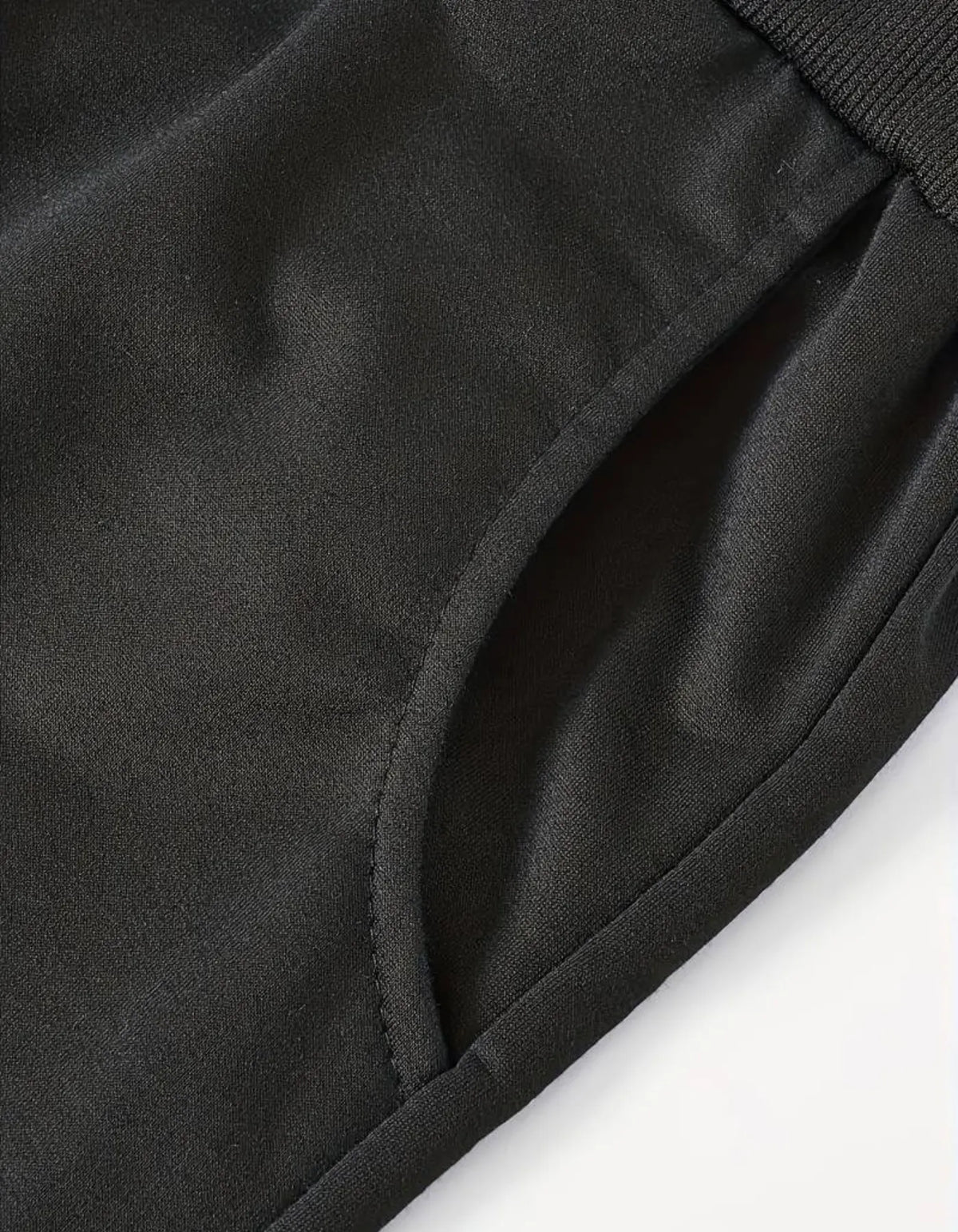 Herren 3/4 Jogginghose Schwarz