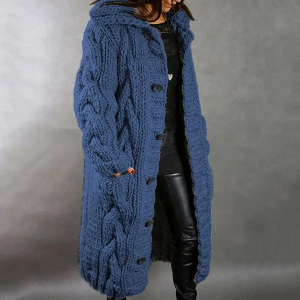 Gallanto - Kuscheliger Strickmantel fÃ¼r Frauen