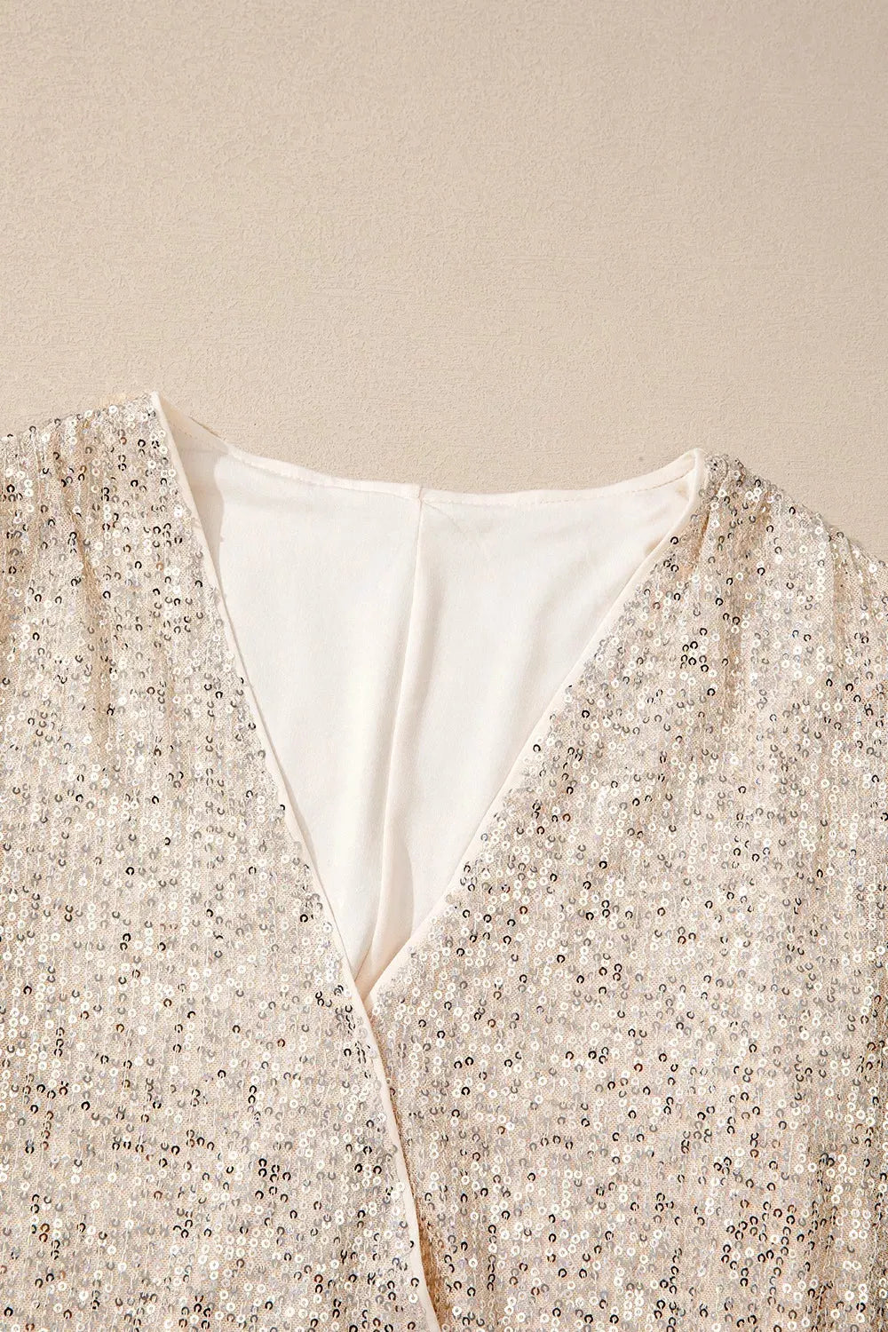 Sparkling Sequin Long Sleeve Bodysuit