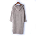 Sabinea - Warme Damen-Strickjacke mit Kapuze