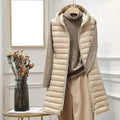 LUANA | Mouwloze Lange Bodywarmer Voor Dames – Warm, Licht & Ideaal Voor Herfst- en Winterlagen