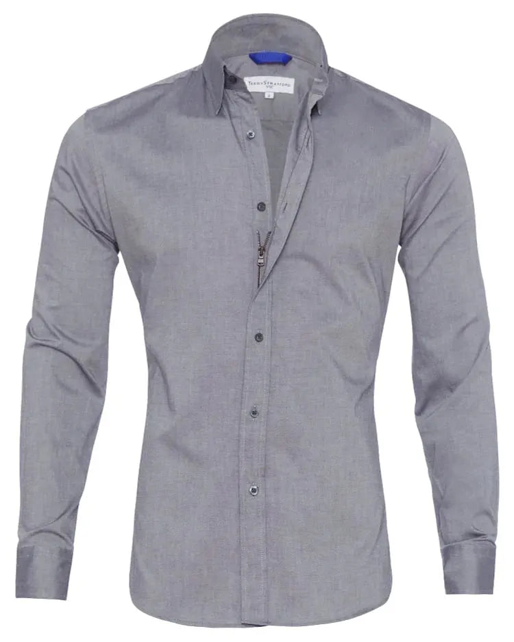 STRETCH ZIP SHIRT (Hemd)