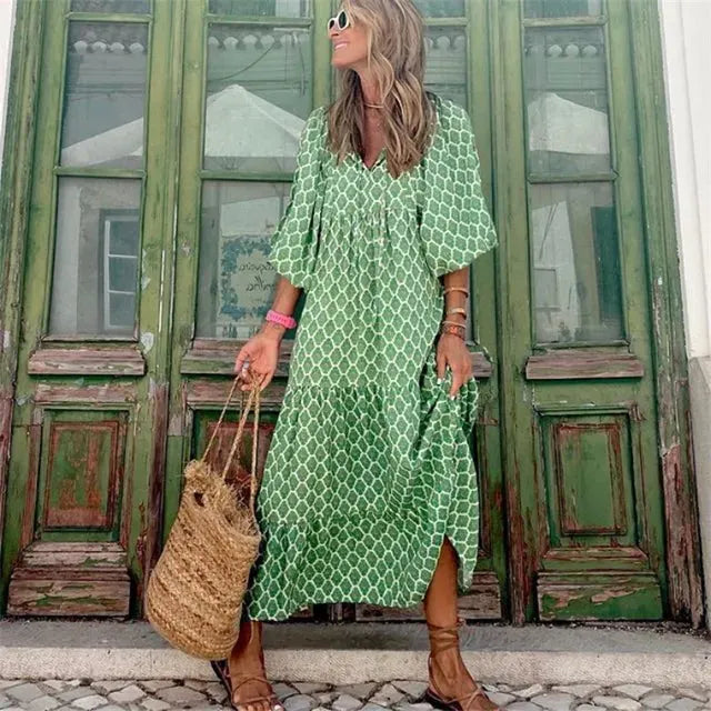 Xandra  - Boho-kjole