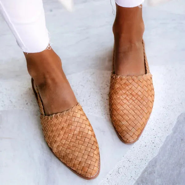 Elliote | Woven Flat Shoes
