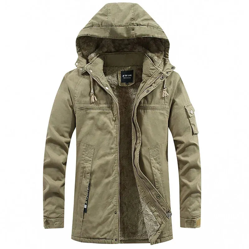- Winterjacke mit Kapuze für Herren