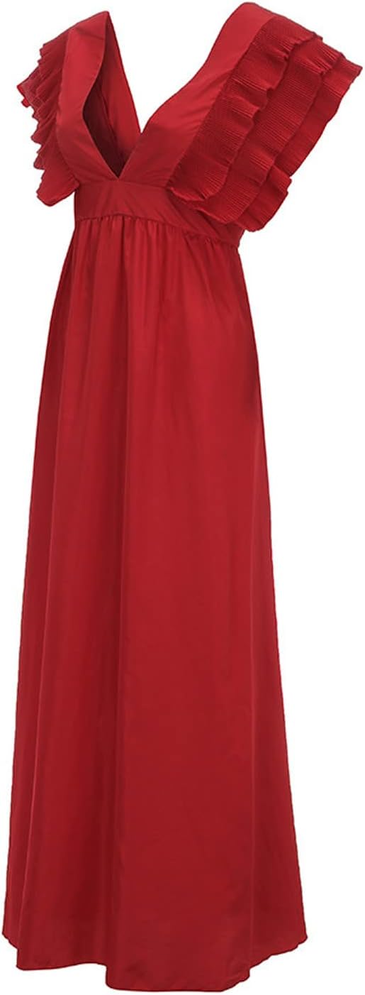 - Elegantes Kleid mit gerafften Ärmeln