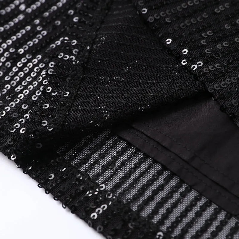 Glitter Feestjurk Met Ceintuur | Elegant, Comfortabel En Perfect Voor Elke Gelegenheid