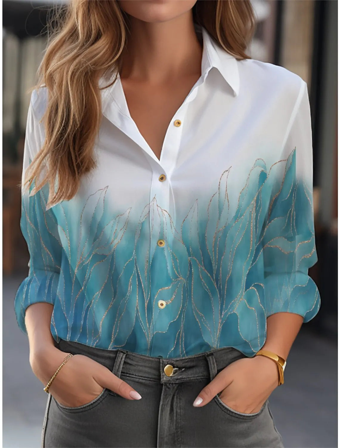 FLORIEN | Bluse mit Blumenmuster