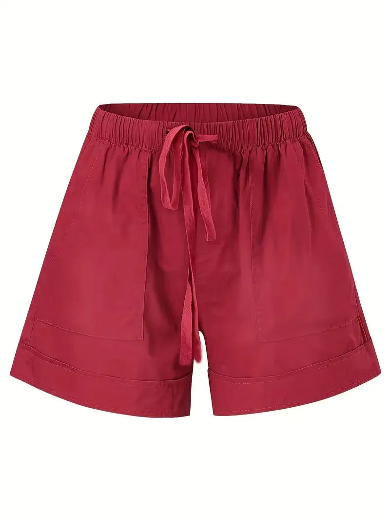 Casual Summer Pants for Women with Elastic Waistband