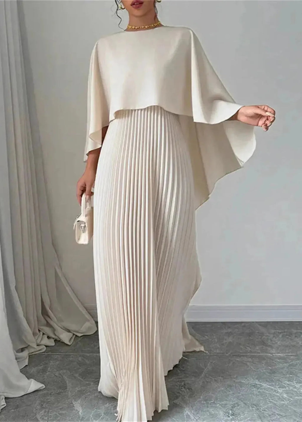 Maxi Jurk – Elegant, Geplooid & Perfect voor Bijzondere Gelegenheden