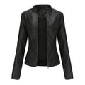 Damen Lederjacke mit Mao