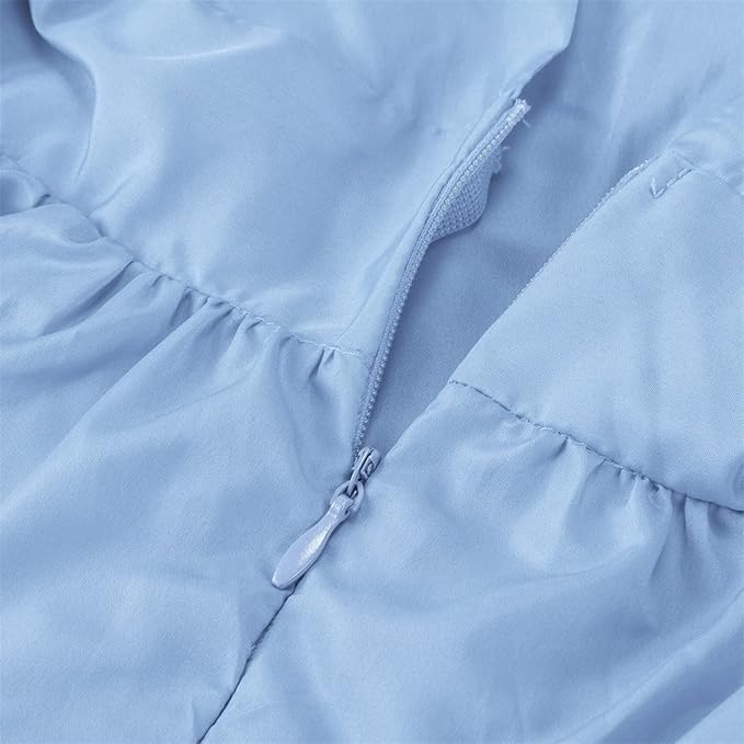 - Elegantes Kleid mit gerafften Ärmeln