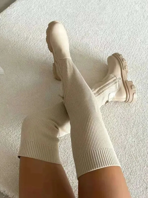 Luxuriöse Overknee-Stiefel