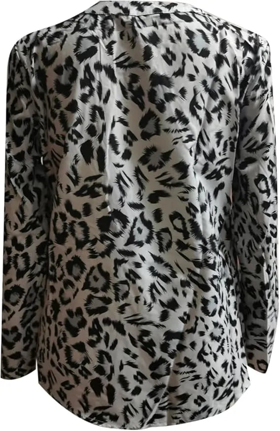 Trendige Bluse im Leo-Muster