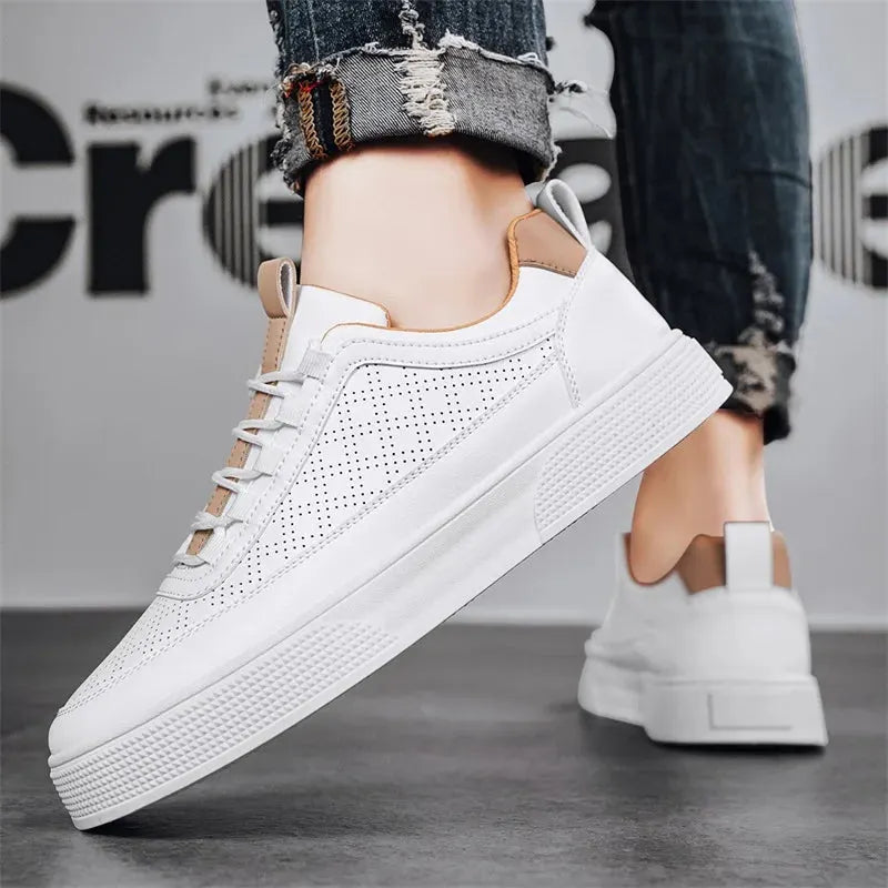 Luxe Leder Sneakers FÃ¼r Herren
