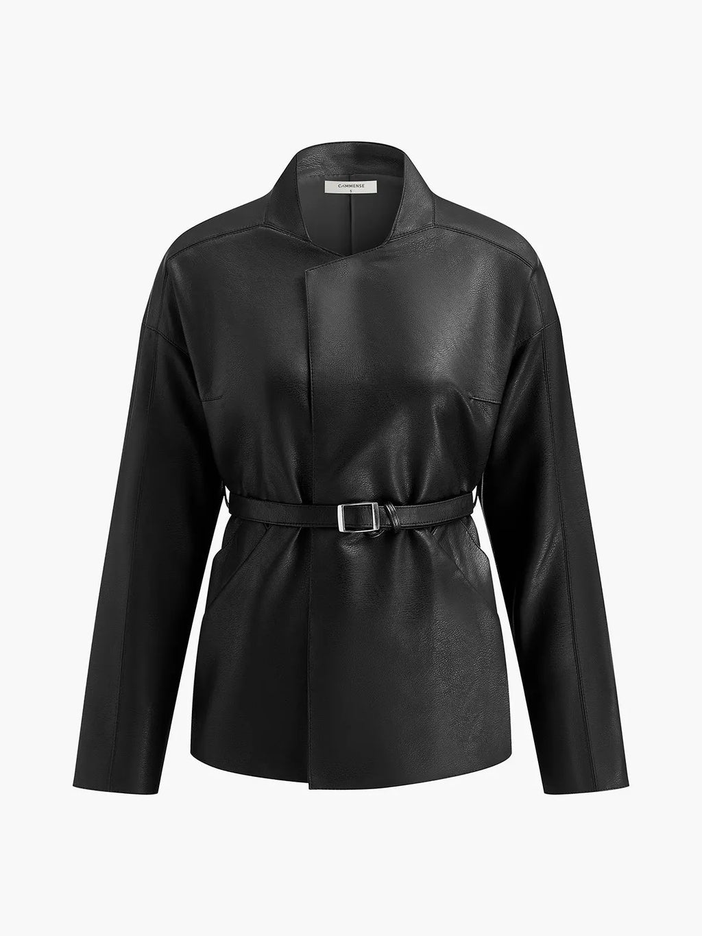 CELINE | Kimono Leren Damesjas Met Ceintuur – Modern, Elegant & Perfect Voor Workwear Of Avondlooks