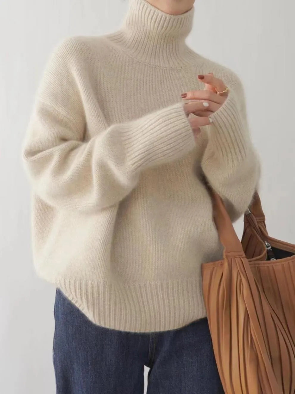 Lara | Cashmere Rullekravetrøje