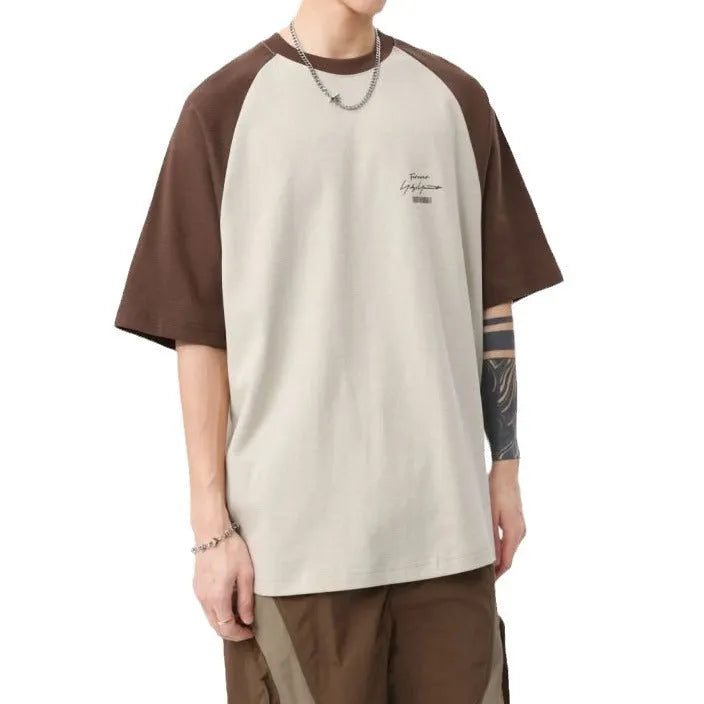 Herren lässiges Raglan-T-Shirt mit urbanem Design und komfortablem Schnitt