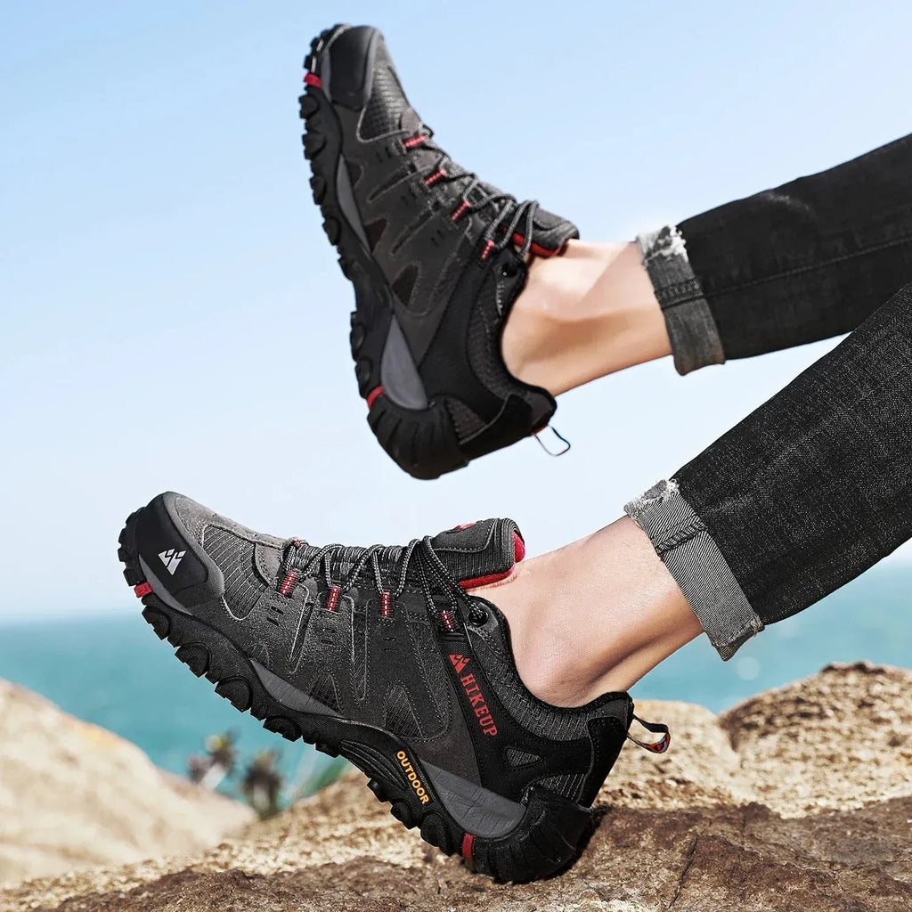 Niedrig Wasserabweisende Wanderschuhe Mit Robuster Sohle Für Herren