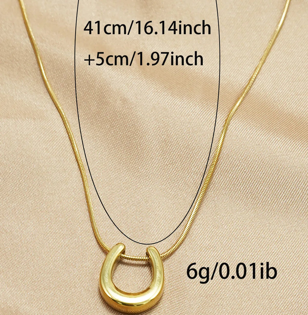 AALTJE | Lucky Hoefijzer Ketting Voor Dames Goud – 18K Gold Plated, Tijdloos, Betekenisvol