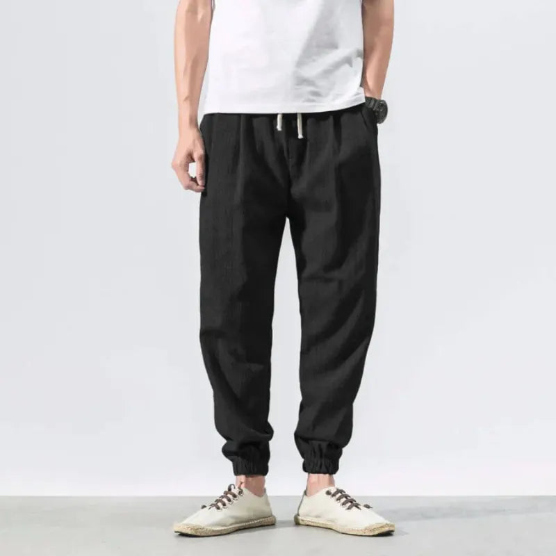 Herren Sommer Hose In Beige