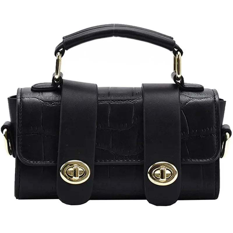 Ã‰LIANE | Crossbody mini handtas met chique structuur en gouden details