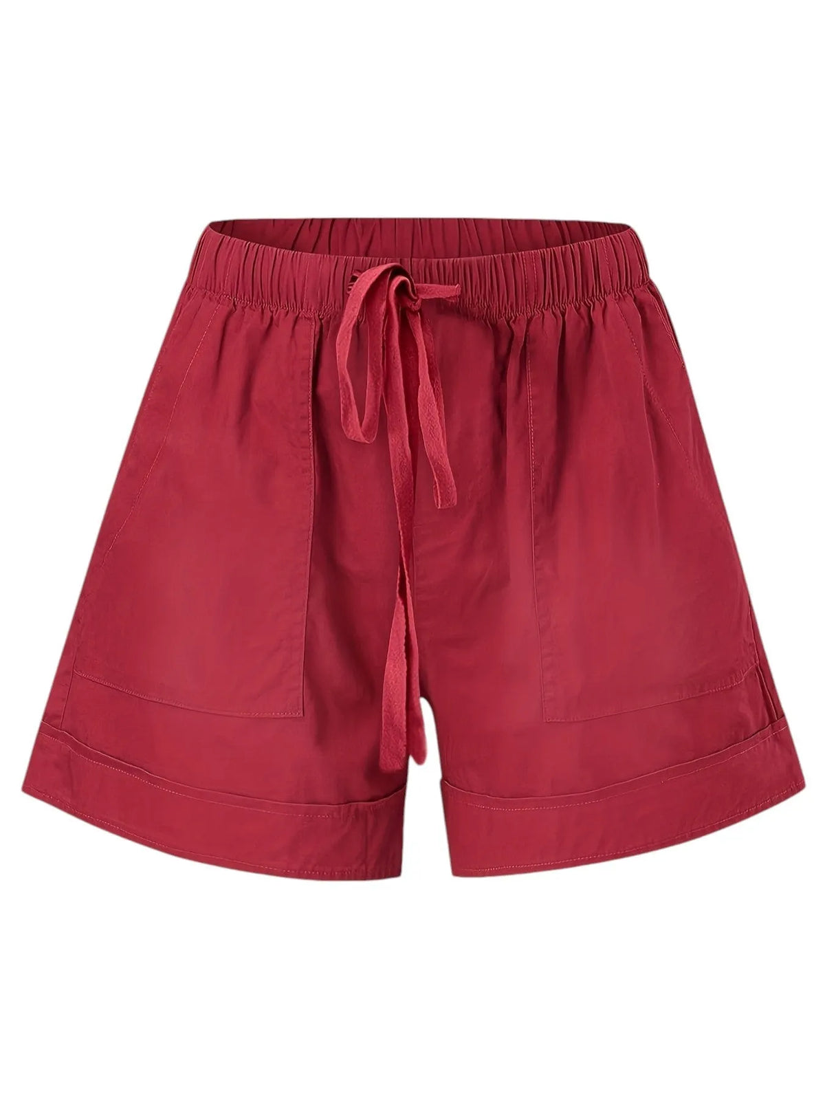 LEONA | Luchtige Dames Zomer Shorts met Elastische Tailleband & Zakken - Luchtig & Zomers