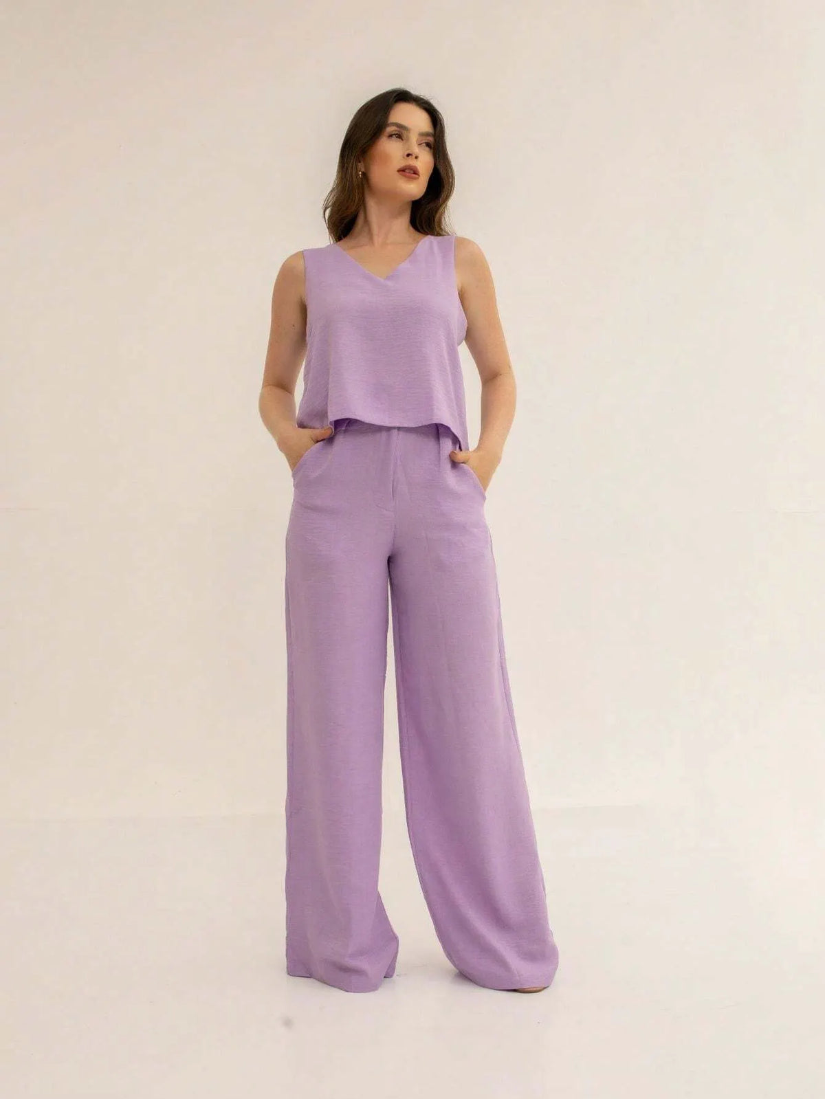Conjunto Feminino CalÃ§a e Blusa Stefany