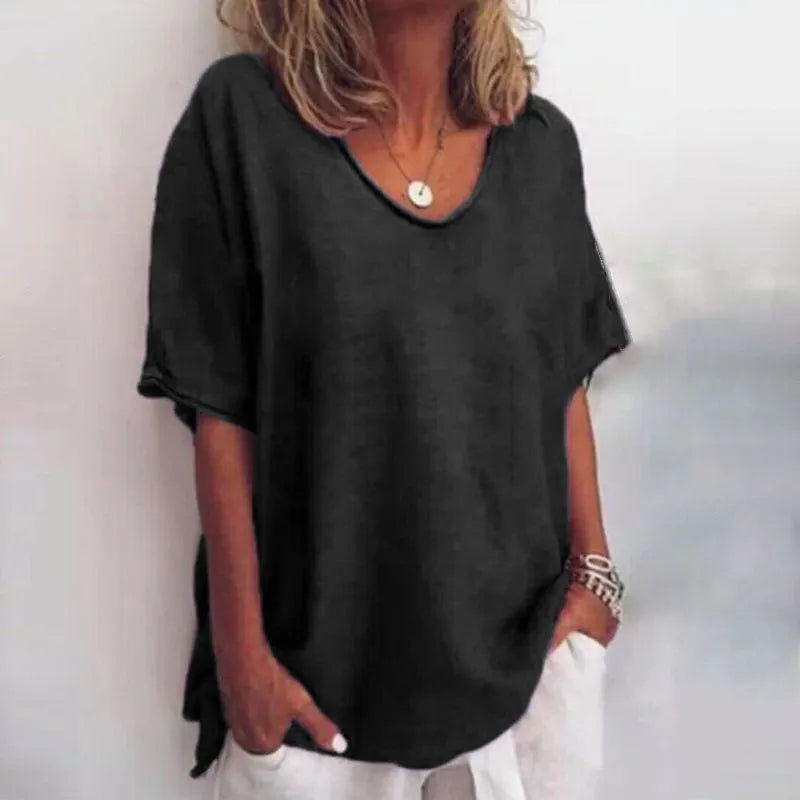 Thea | Komfortabel Løs Bluse
