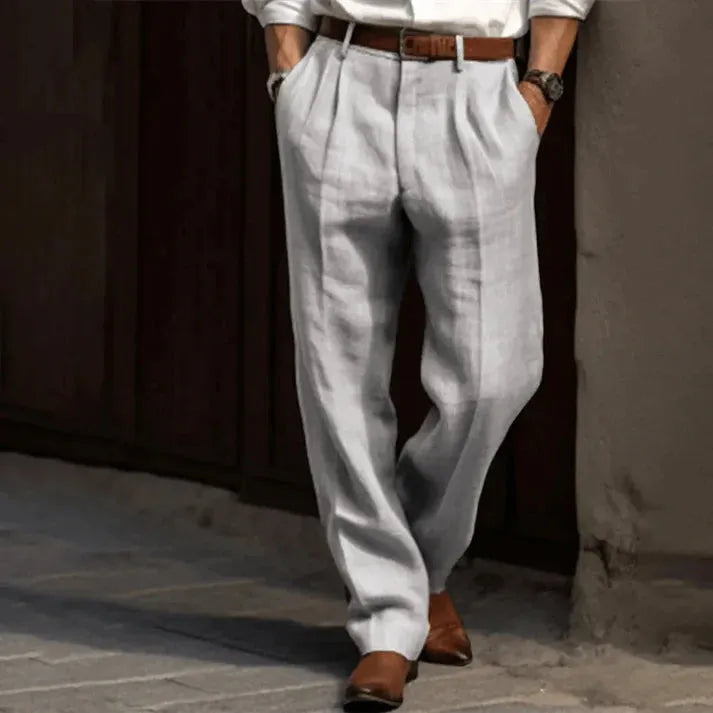 Herren Weinlese Formelle Hose